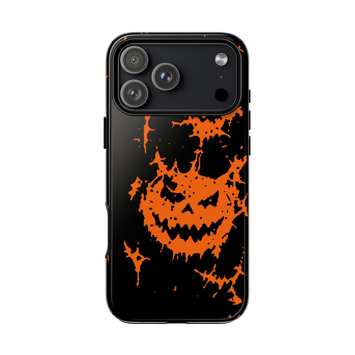 Orange Spiderweb Pumpkin Phone Case