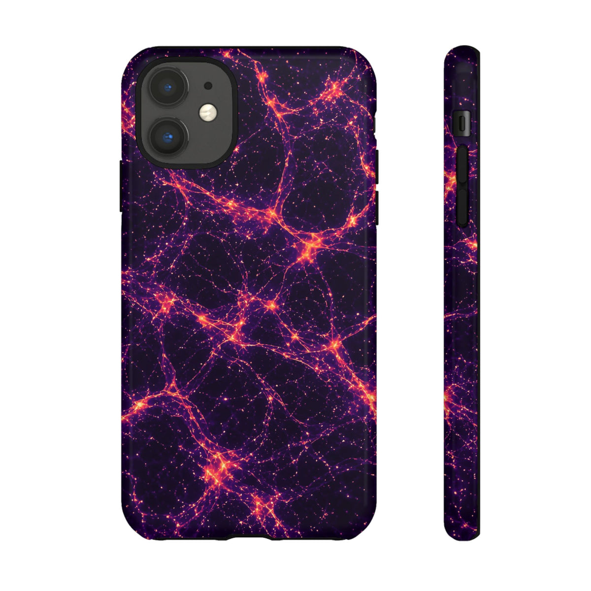 Neon Mycelium - Sunset Synapse Phone Case