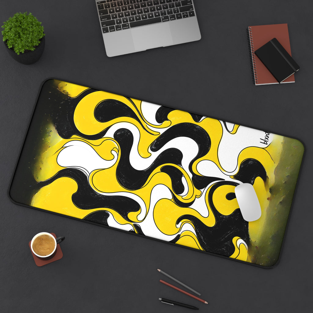 Fillmore Flow - Hazard Yellow Desk Mat