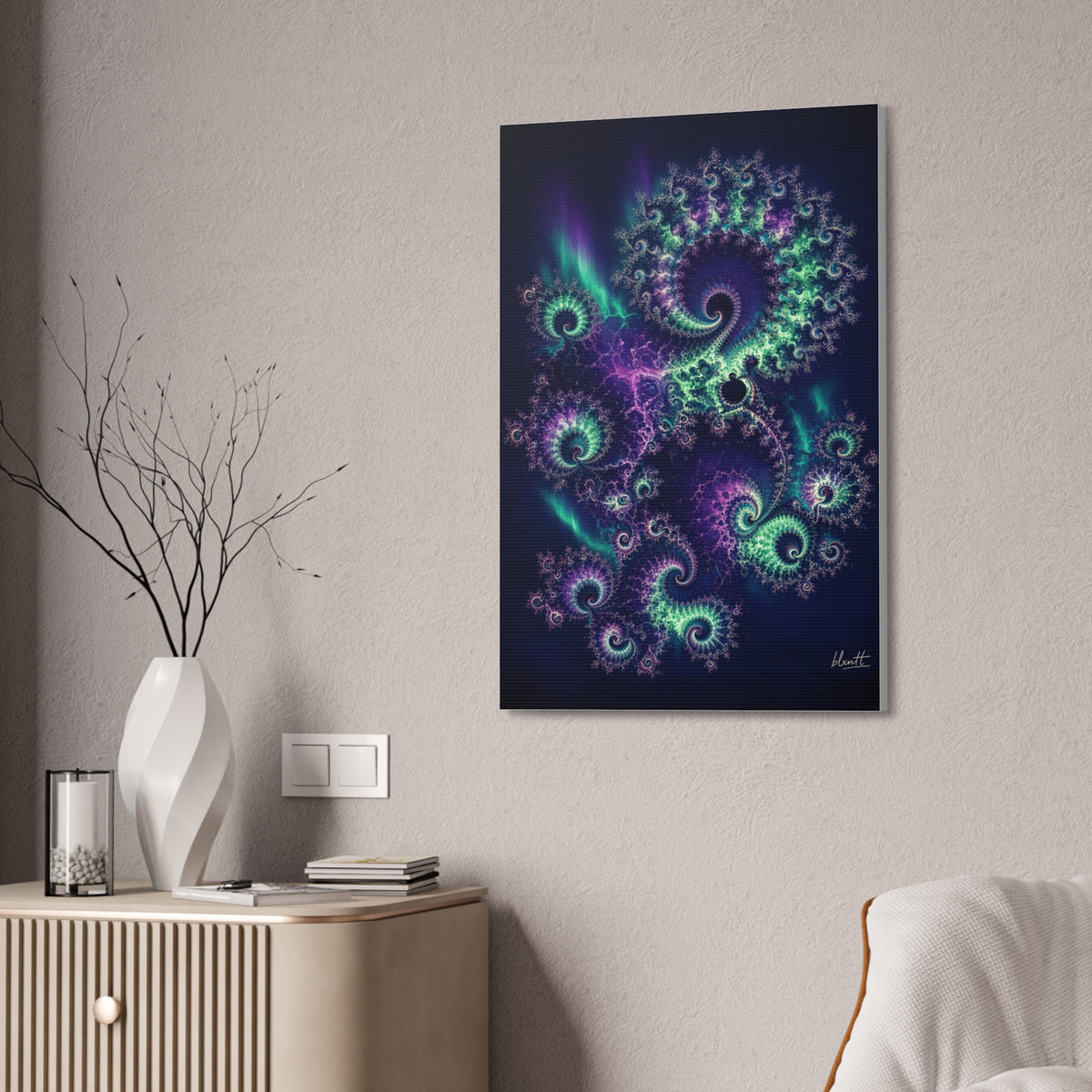 Copper Infinity - Aurora Glossy Canvas