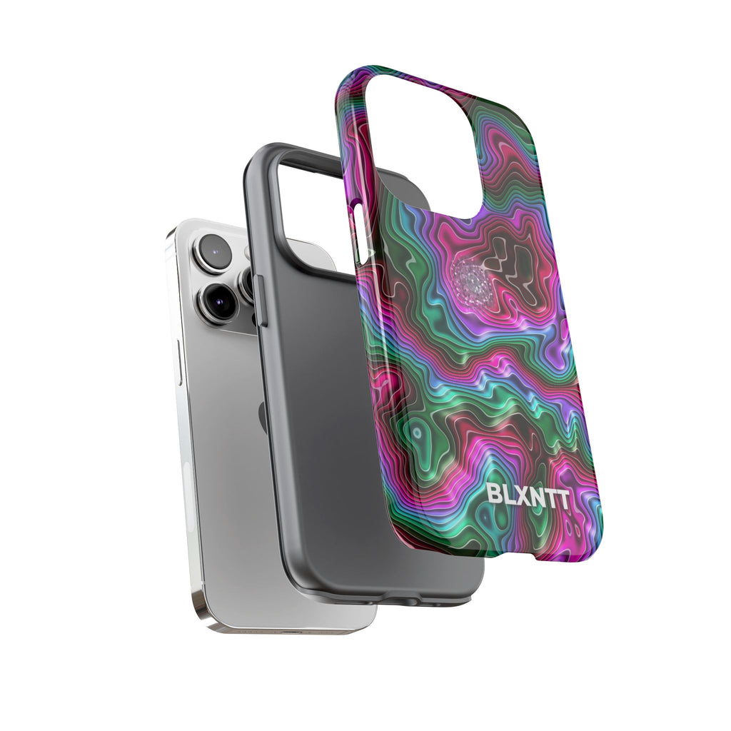 Neon Agate Phone Case