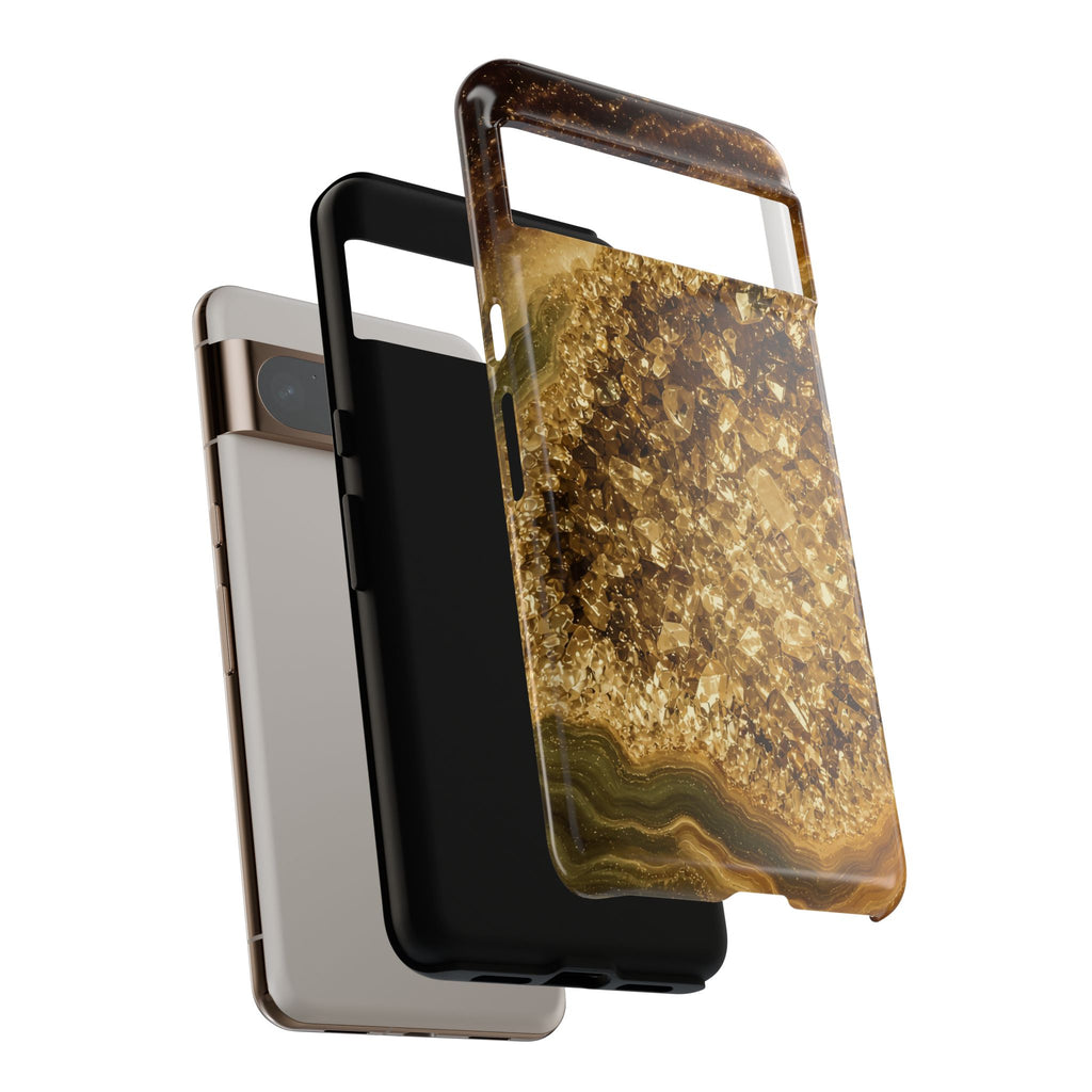 Geode Core - Gold Vein Phone Case