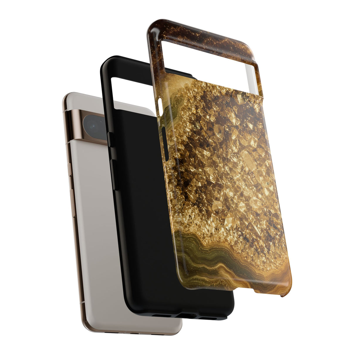 Geode Core - Gold Vein Phone Case