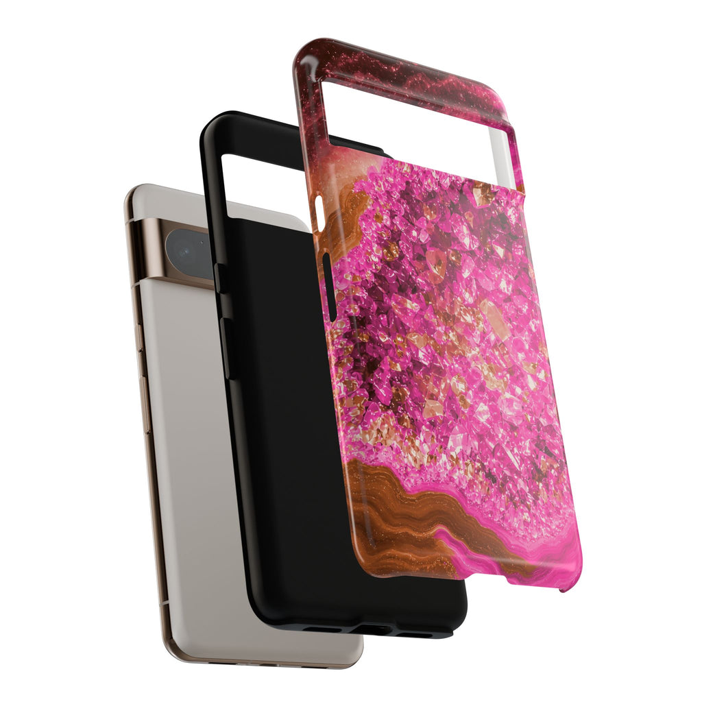 Geode Core - Terracotta Neon Phone Case