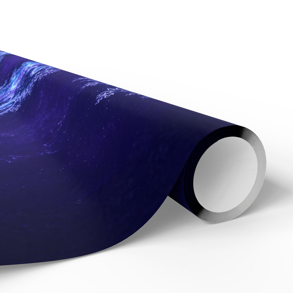 Copper Infinity - Bioluminescent Jellyfish Wrapping Paper