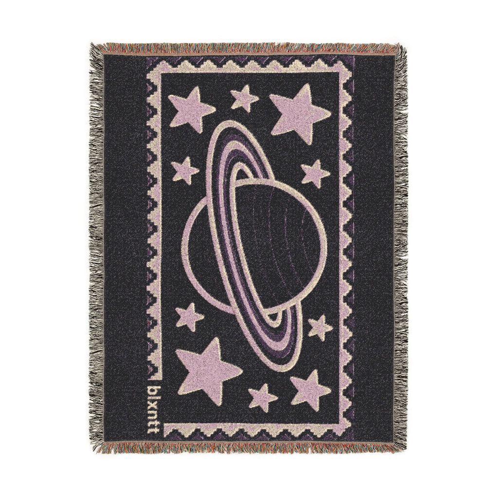 BLXNTT Purple Hippie Woven Blanket #3
