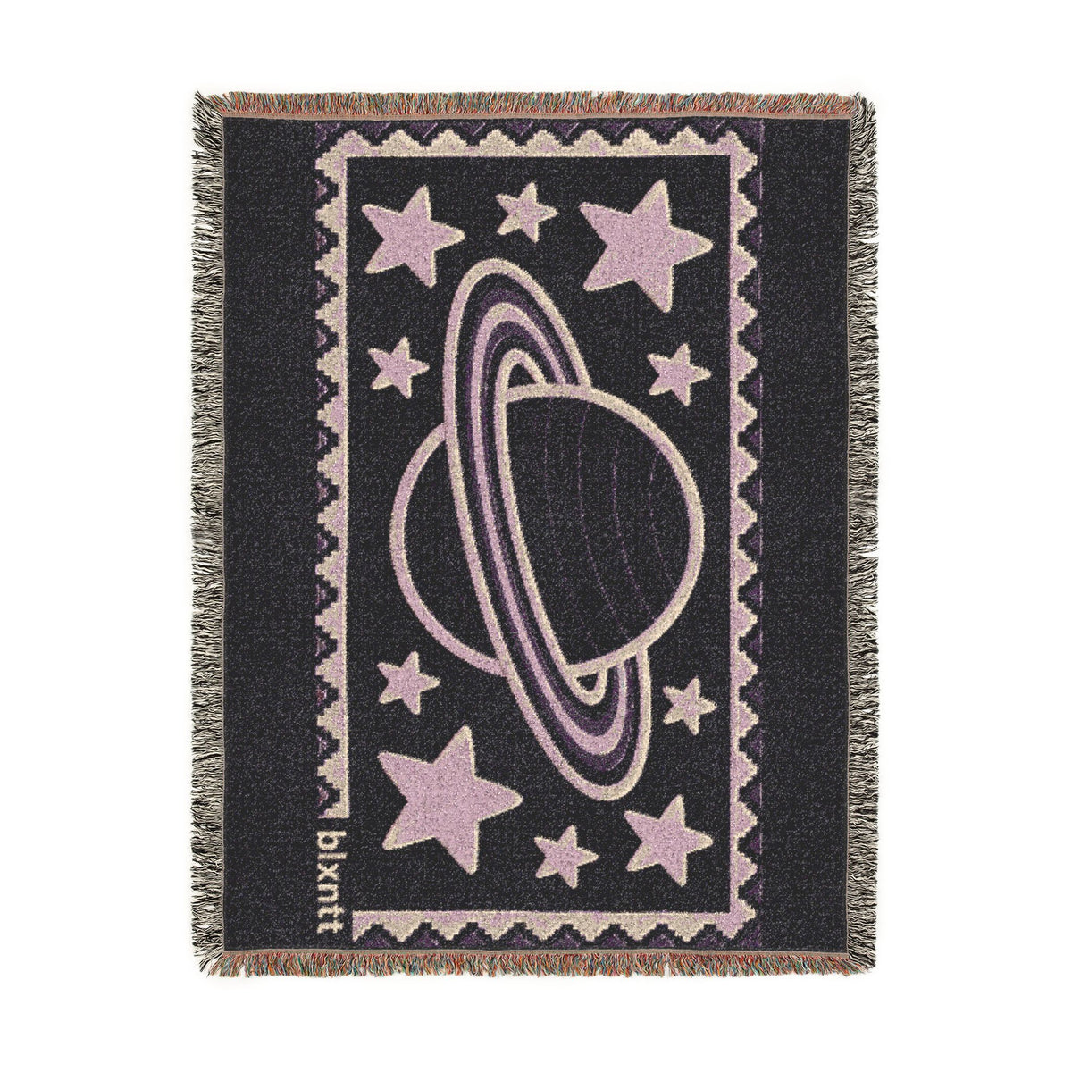 BLXNTT Purple Hippie Woven Blanket #3