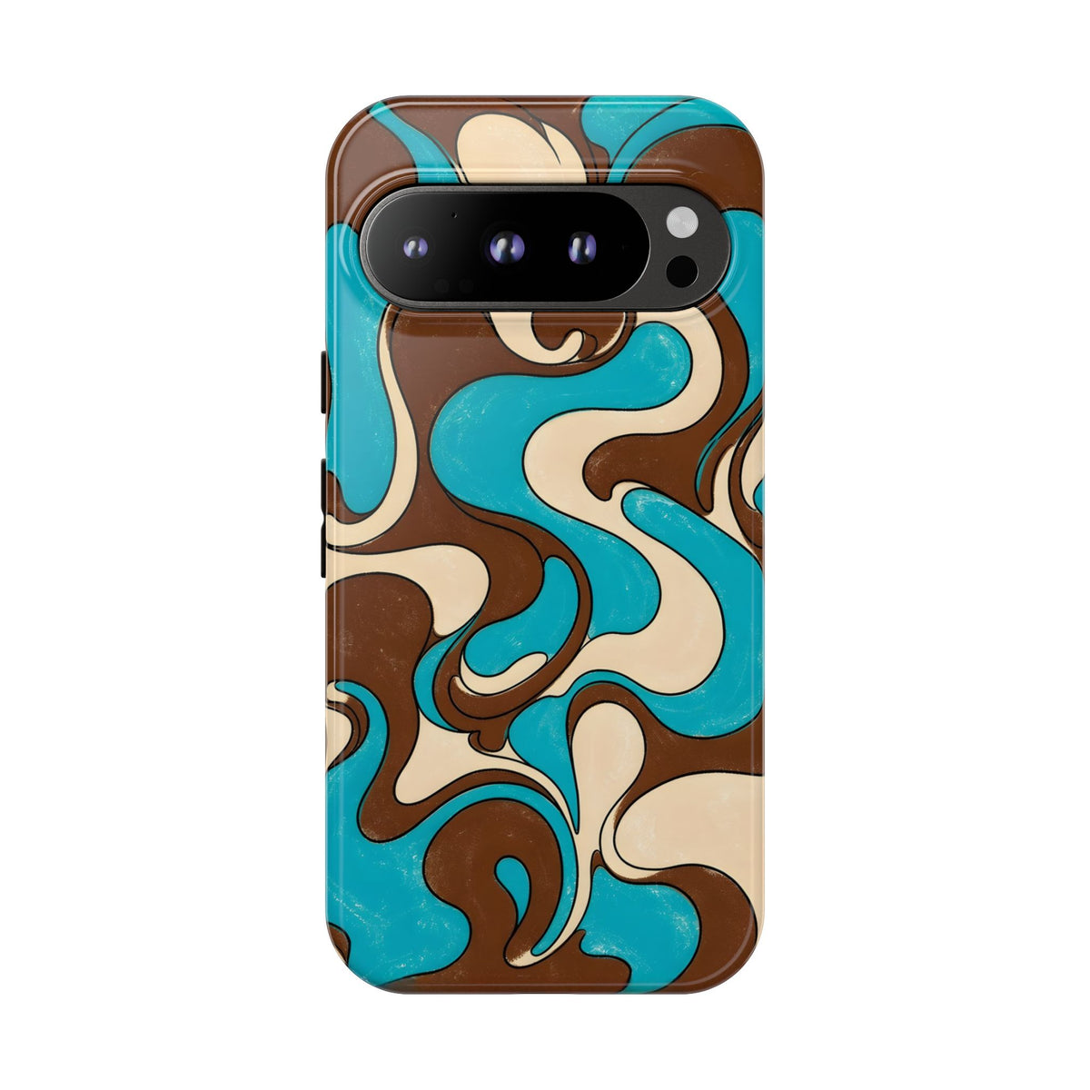 Fillmore Flow - Turquoise & Chocolate Phone Case