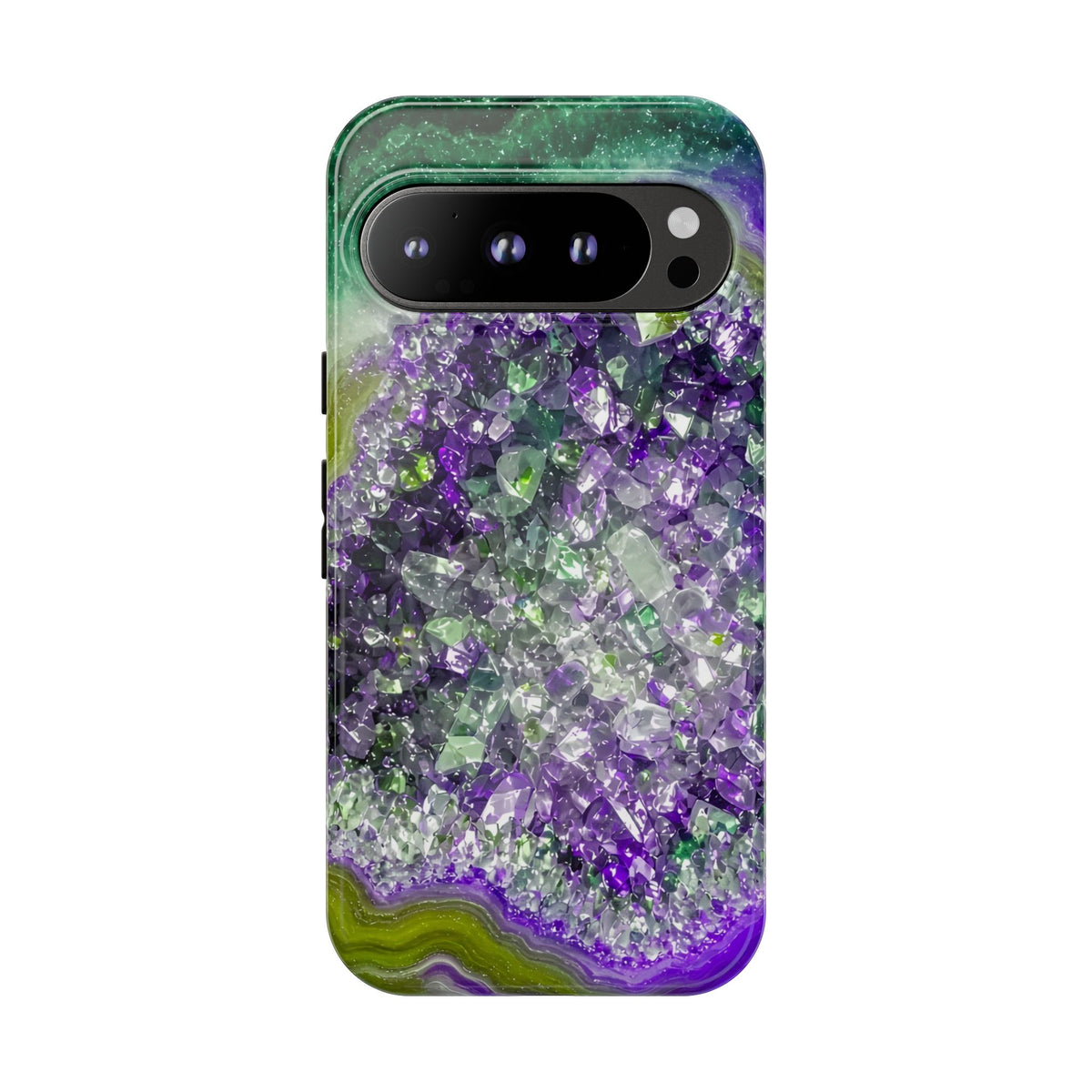 Geode Core - Ruby Emerald Phone Case