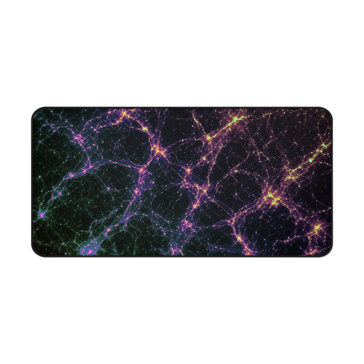 Neon Mycelium - Holographic Desk Mat
