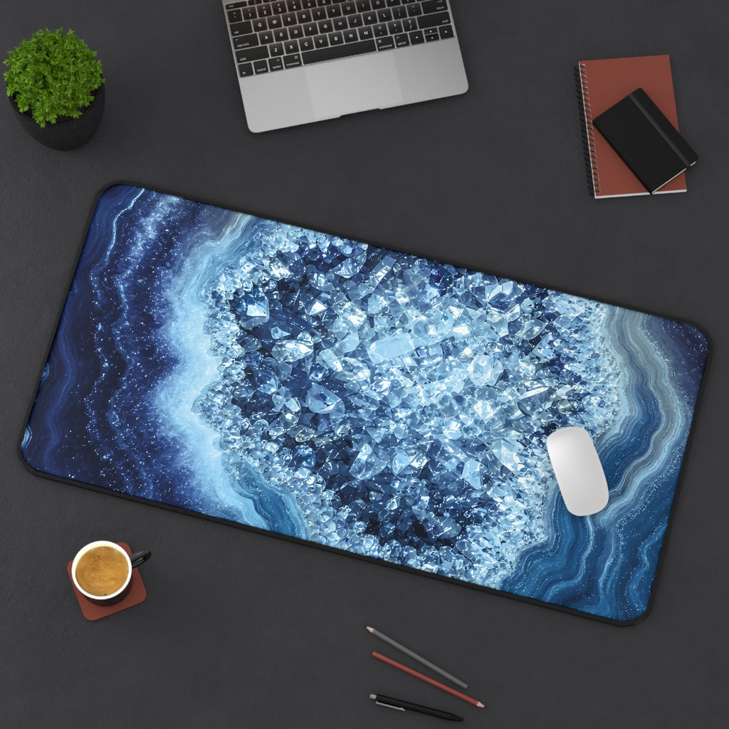 Geode Core - Glacier Desk Mat