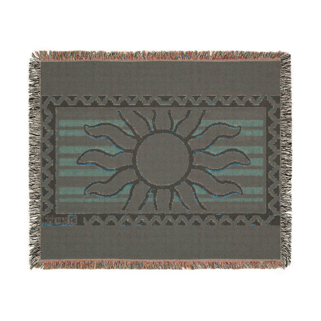 BLXNTT Red Hippie Woven Blanket #4
