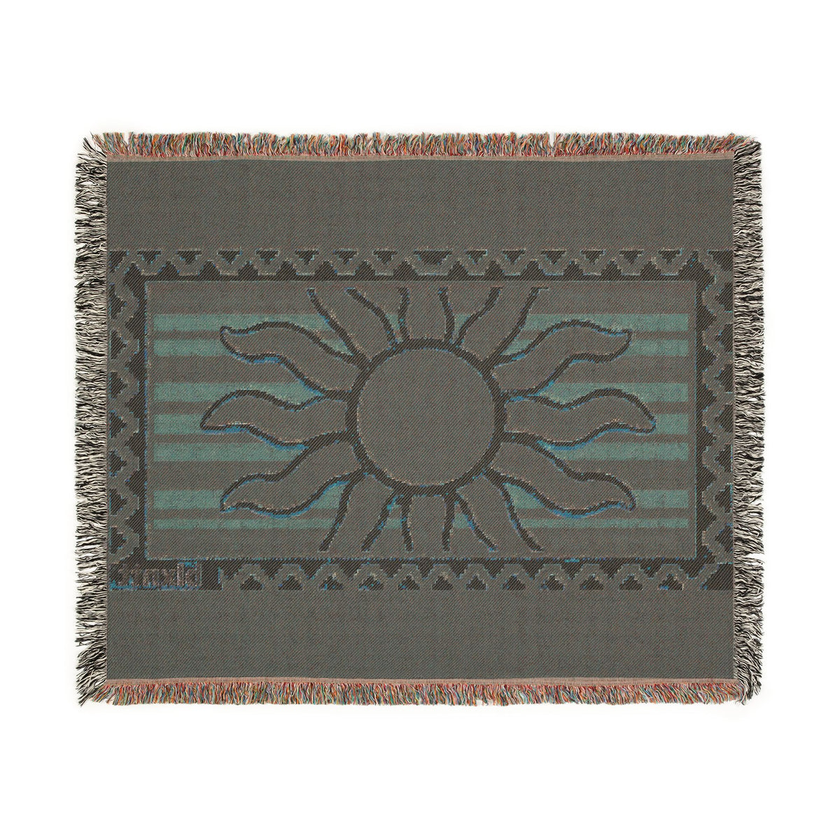 BLXNTT Red Hippie Woven Blanket #4