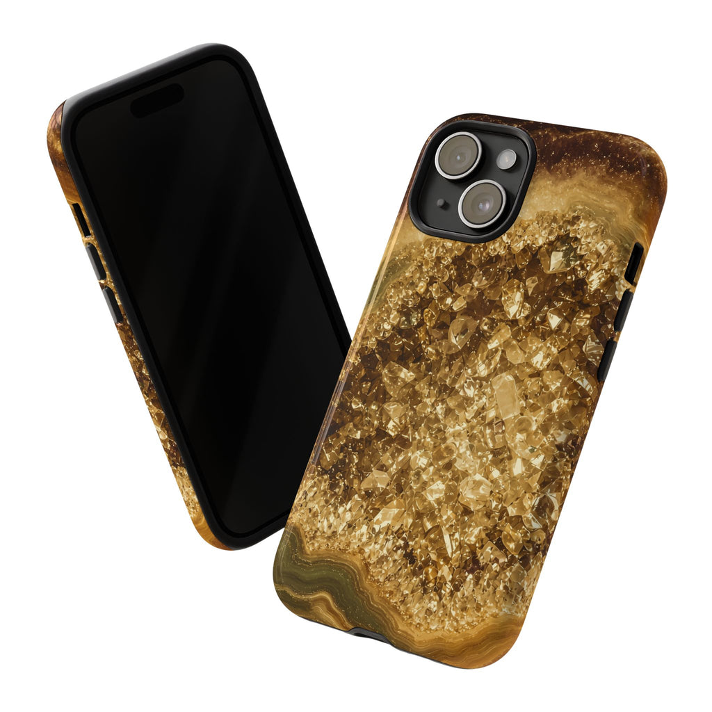 Geode Core - Gold Vein Phone Case