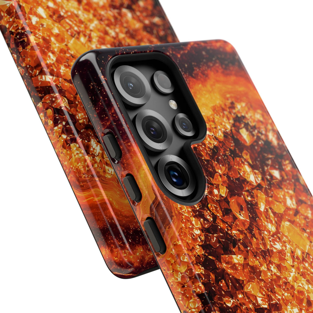 Geode Core - Molten Lava Phone Case