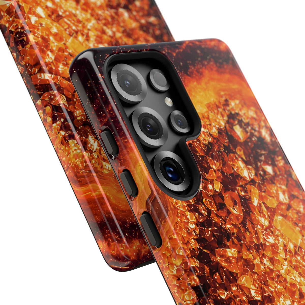 Geode Core - Molten Lava Phone Case