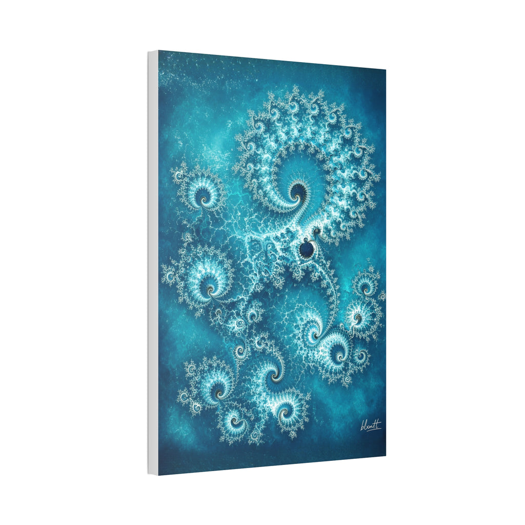 Copper Infinity - Lagoon Glossy Canvas