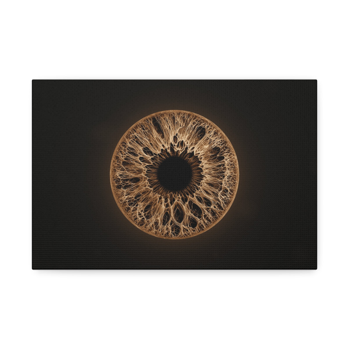 BLXNTT Iris – Lace Web Light Brown Glossy Canvas