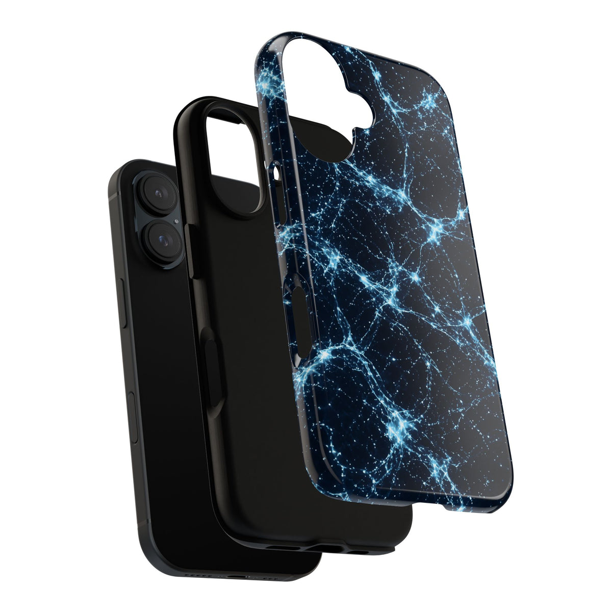 Neon Mycelium - Ice Crystal Phone Case