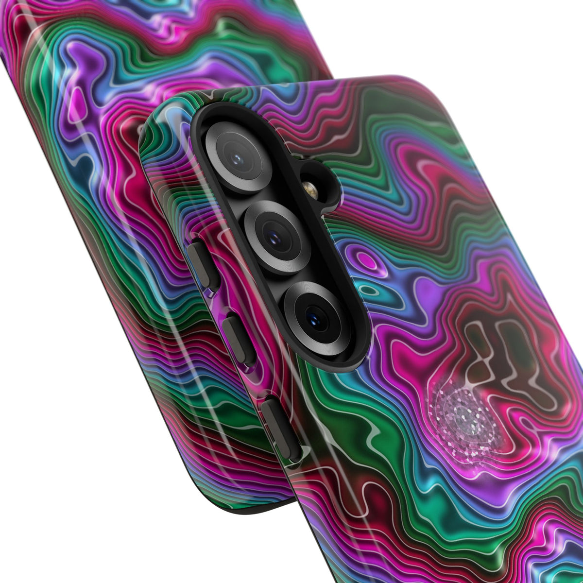 Neon Agate Phone Case