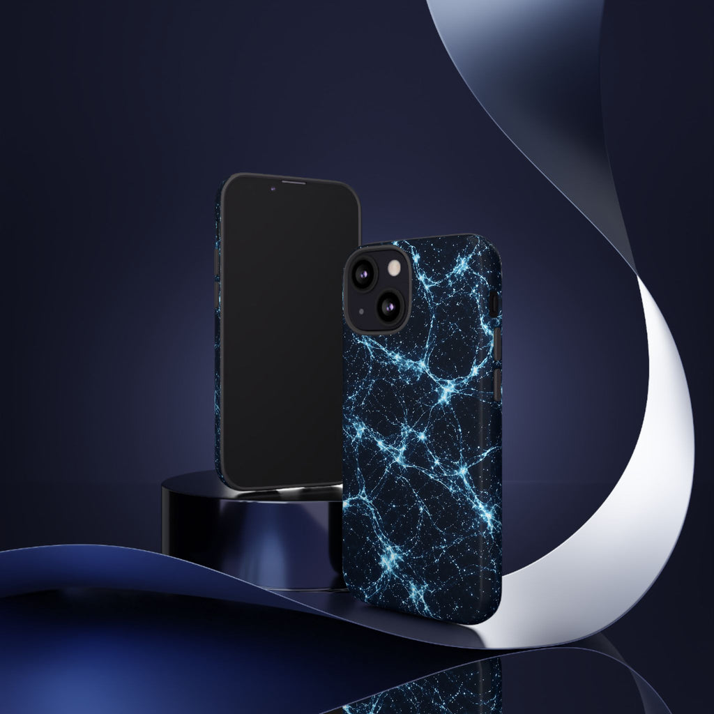 Neon Mycelium - Ice Crystal Phone Case
