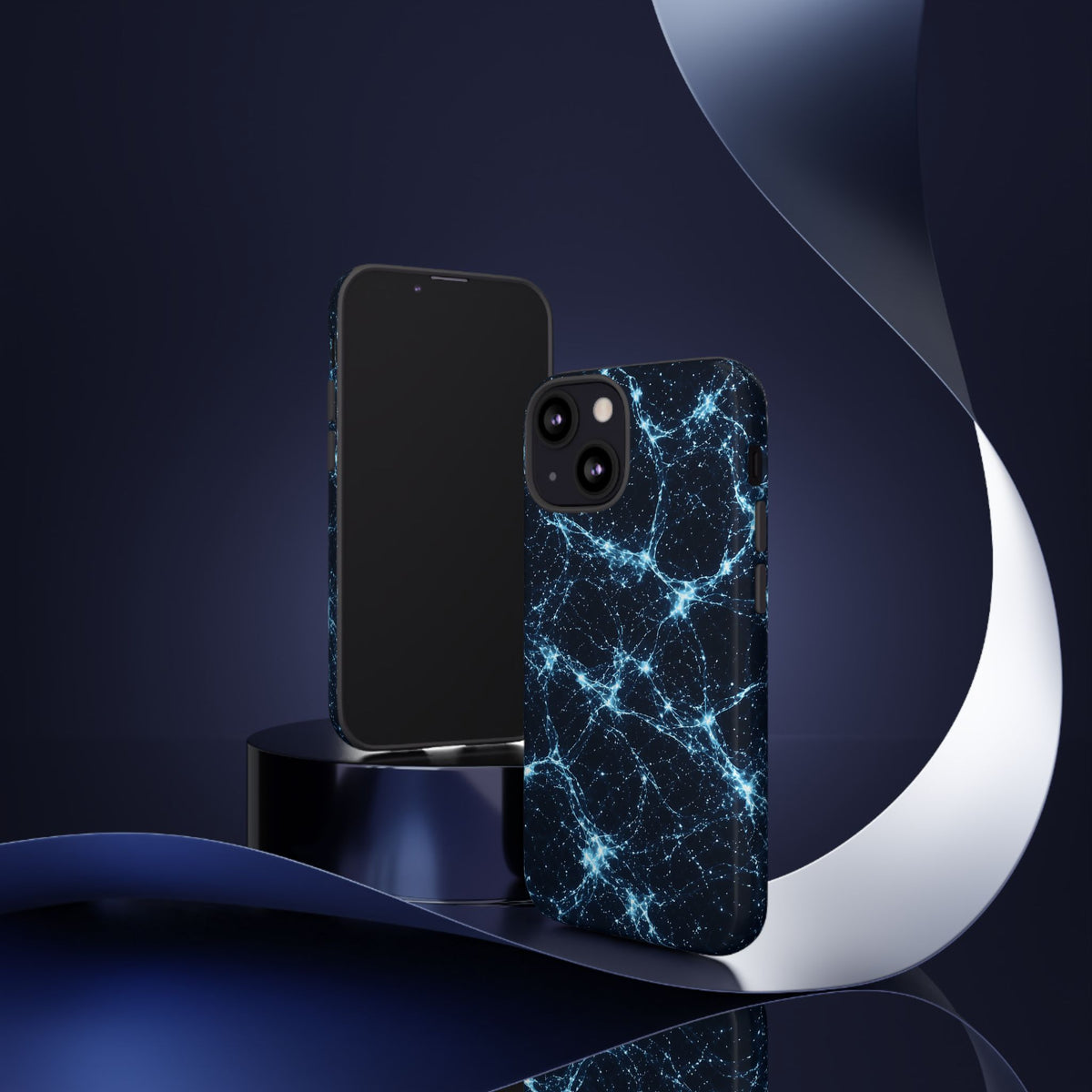 Neon Mycelium - Ice Crystal Phone Case