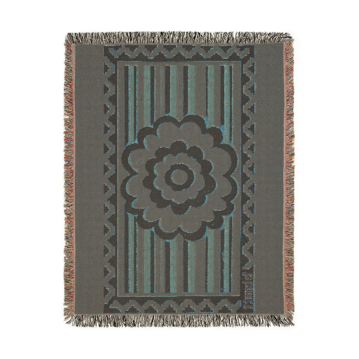 BLXNTT Red Hippie Woven Blanket #1