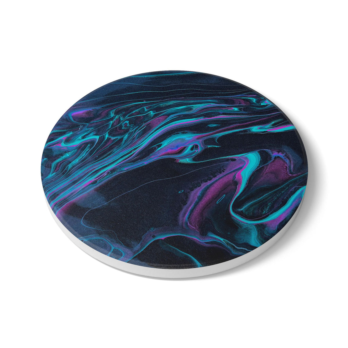 BLXNTT Midnight Pour Ceramic Coaster