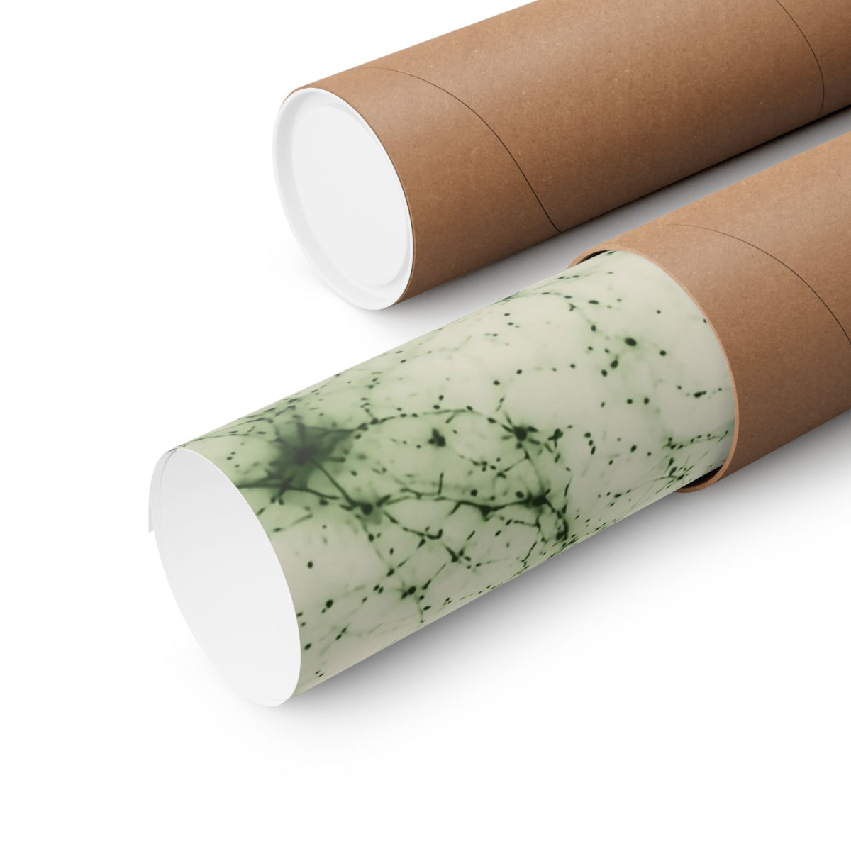 Neon Mycelium - Matcha Latte Poster