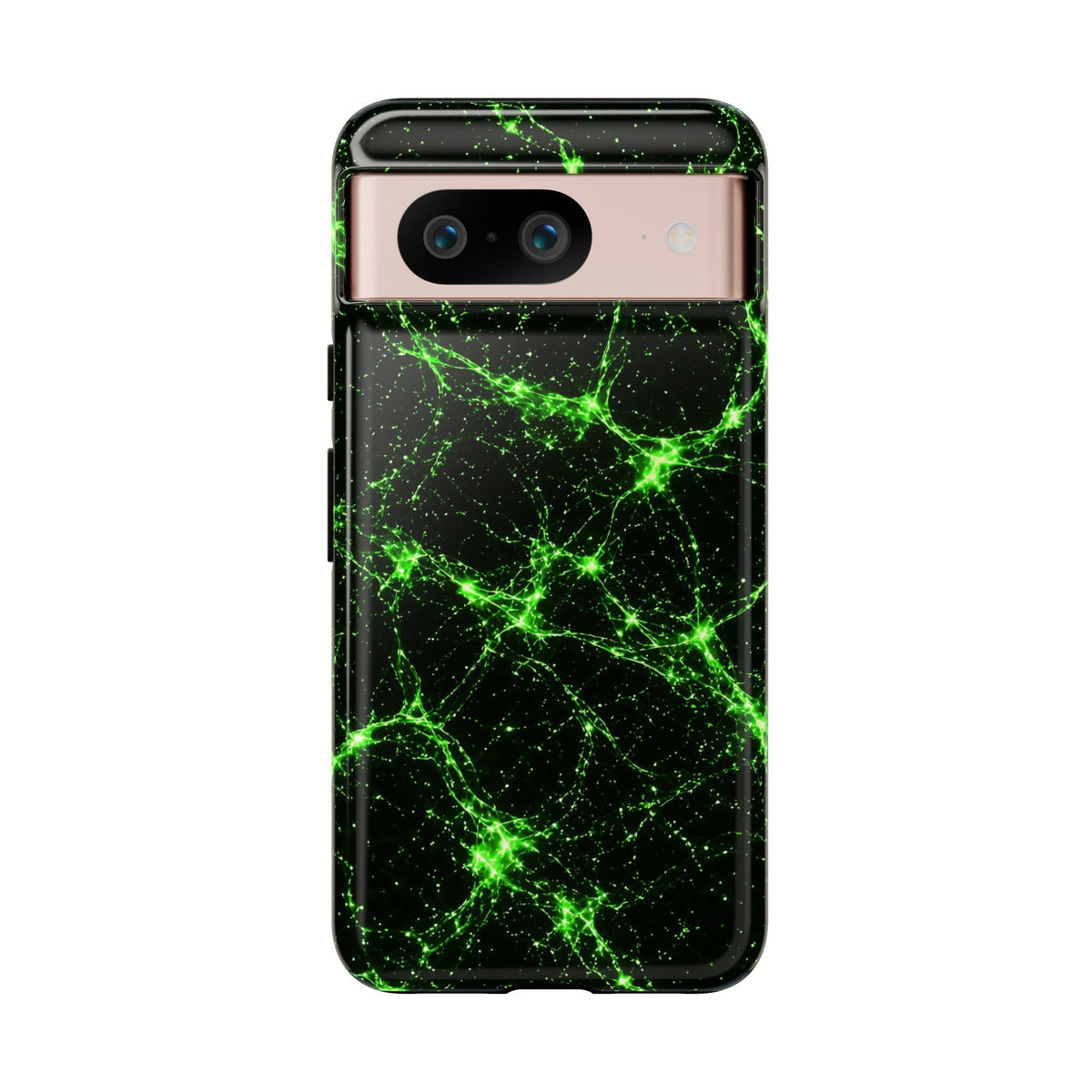 Neon Mycelium - Toxic Lime Phone Case