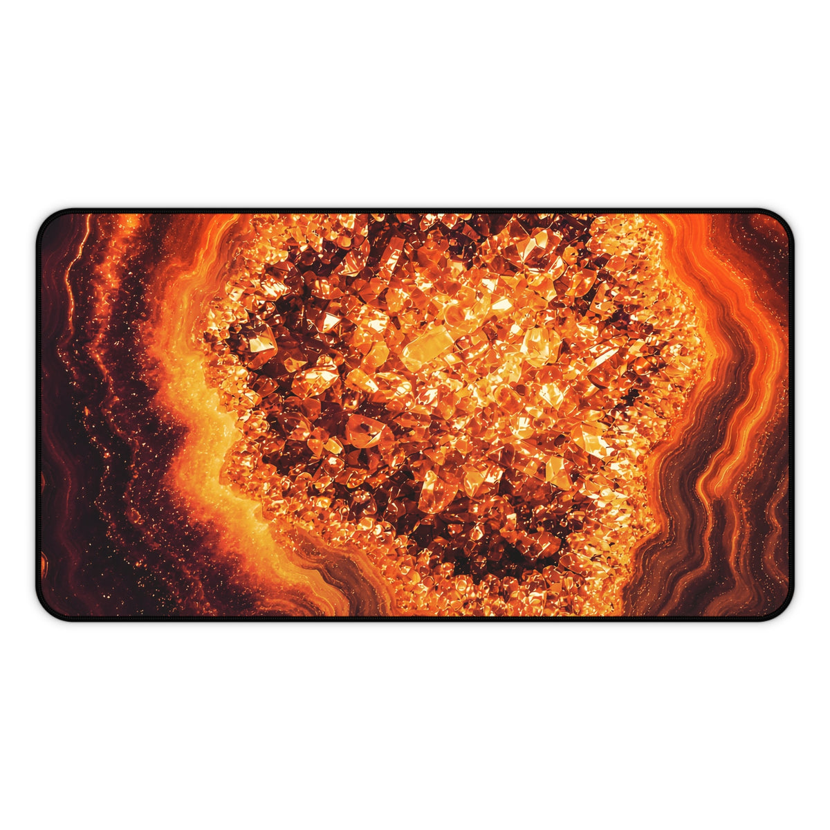 Geode Core - Molten Lava Desk Mat