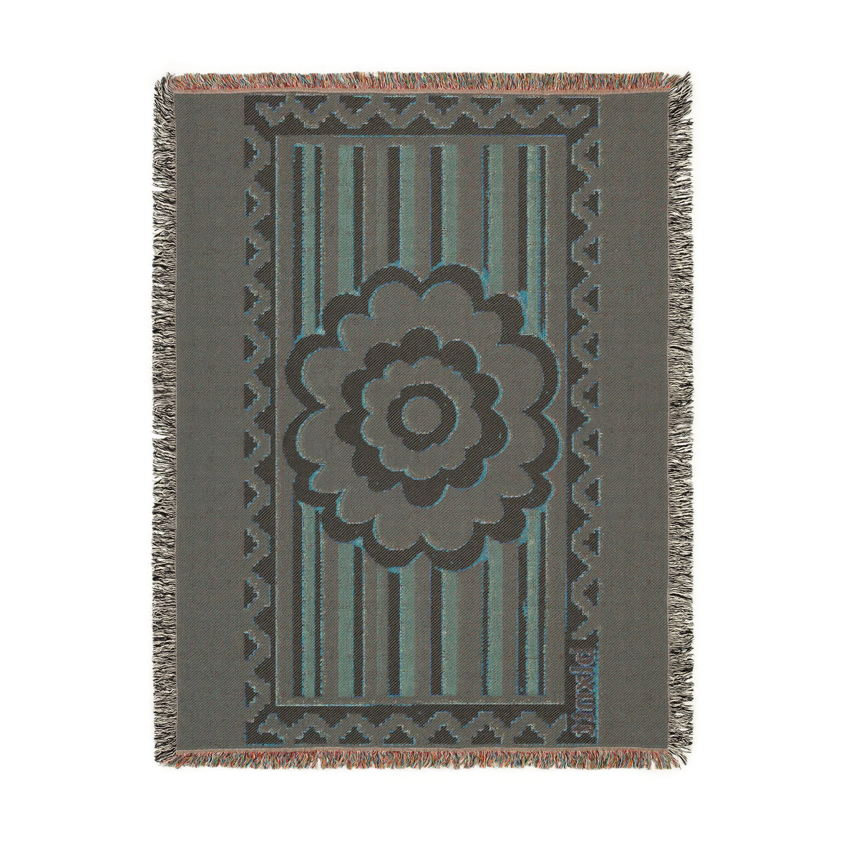 BLXNTT Red Hippie Woven Blanket #1