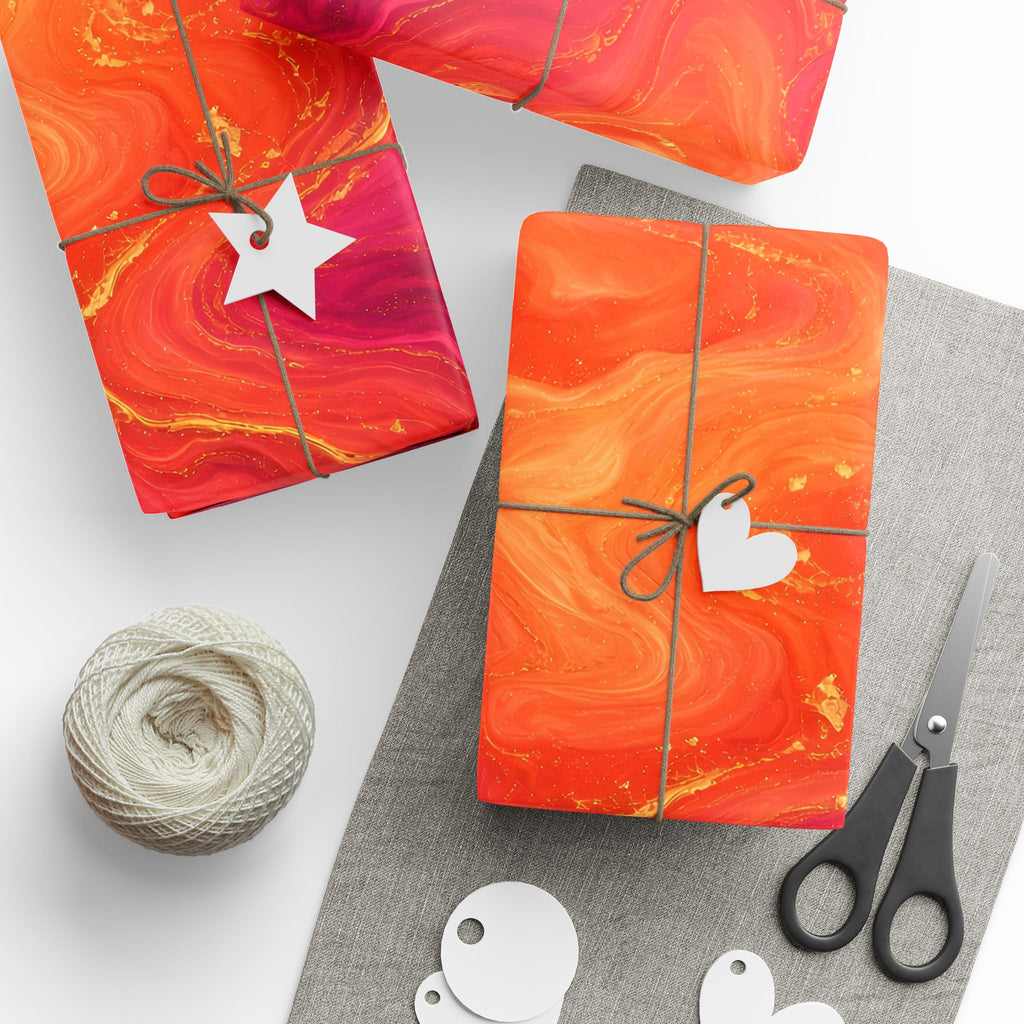 Sunset Marble Wrapping Paper