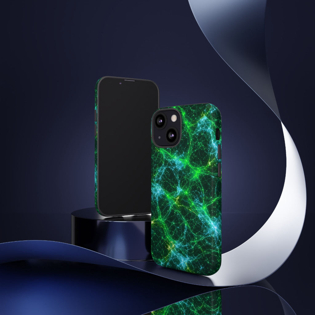 Neon Mycelium - Mermaid Phone Case