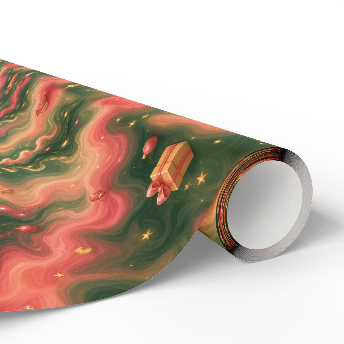 Trees Trippy Christmas Wrapping Paper