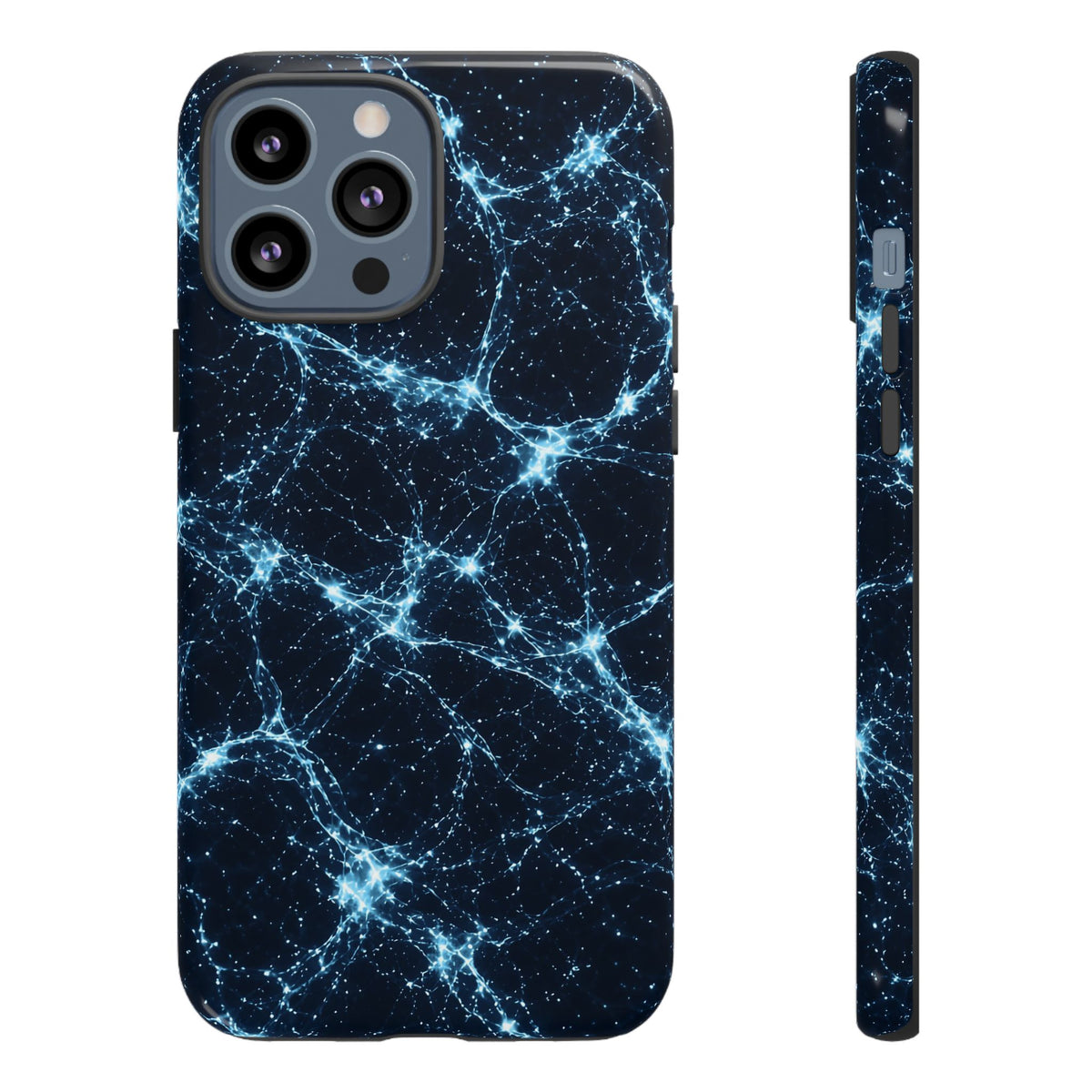 Neon Mycelium - Ice Crystal Phone Case
