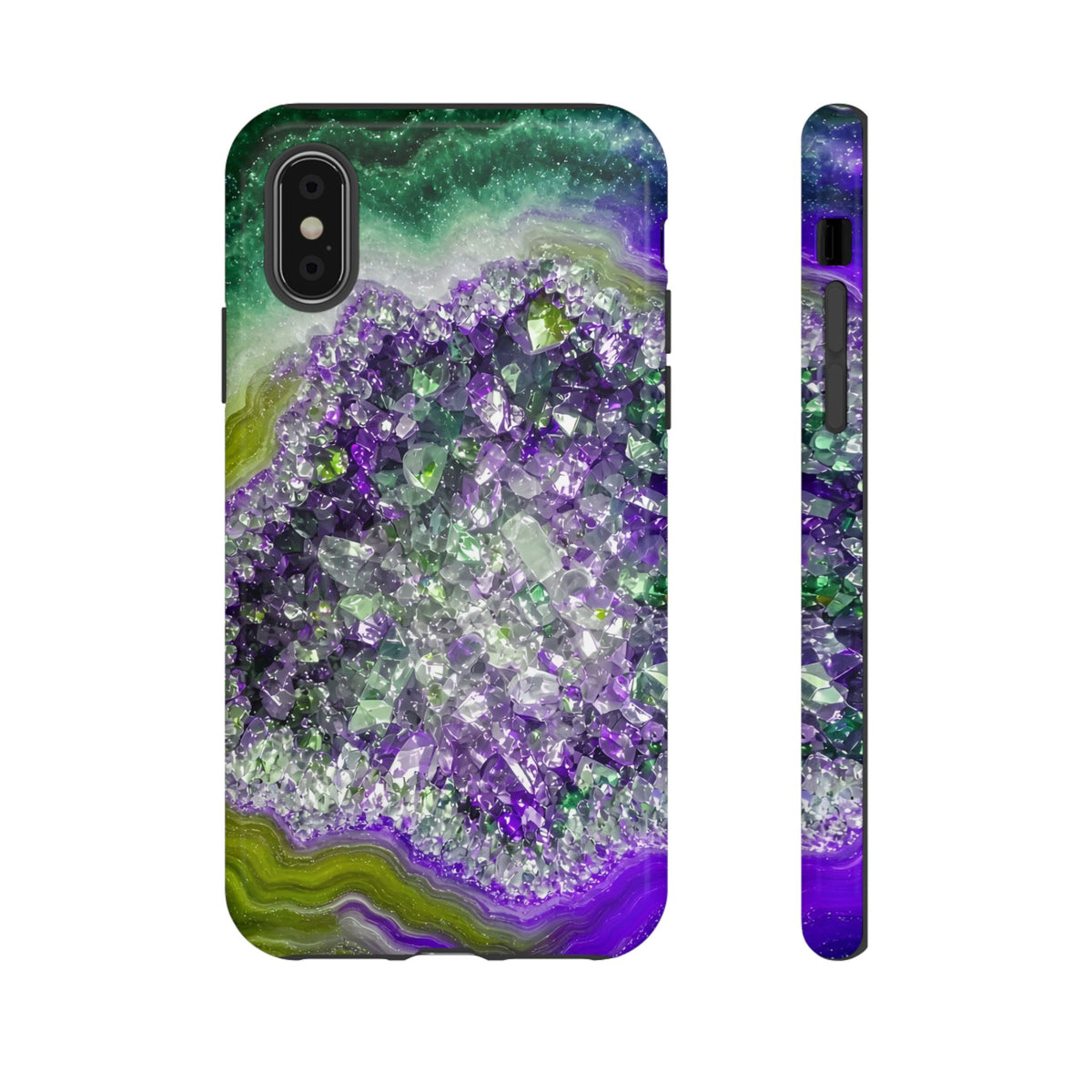 Geode Core - Ruby Emerald Phone Case