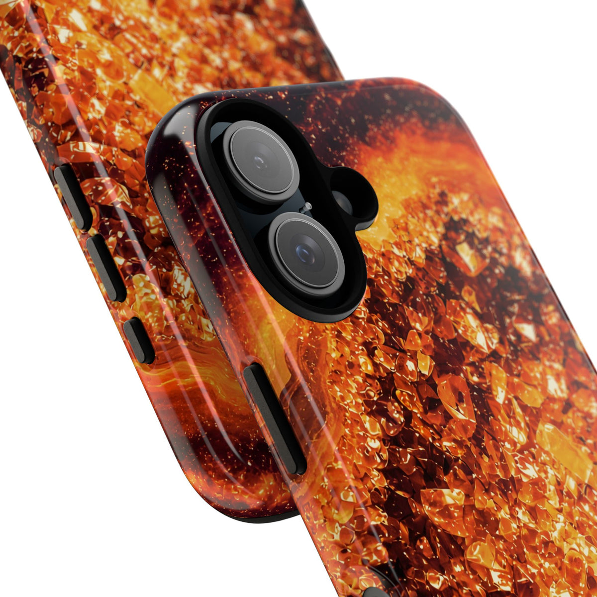 Geode Core - Molten Lava Phone Case