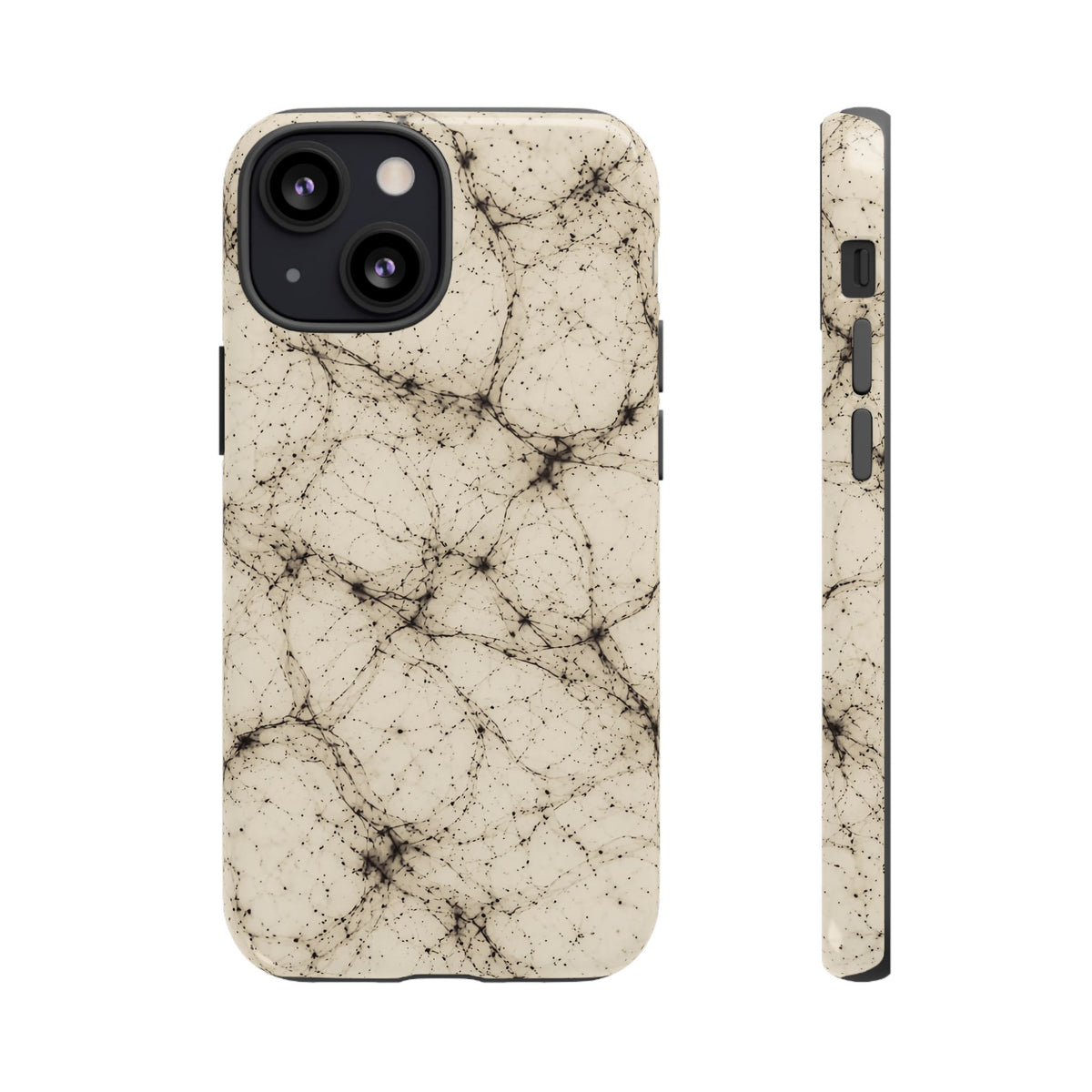 Neon Mycelium - Ink on Paper Phone Case