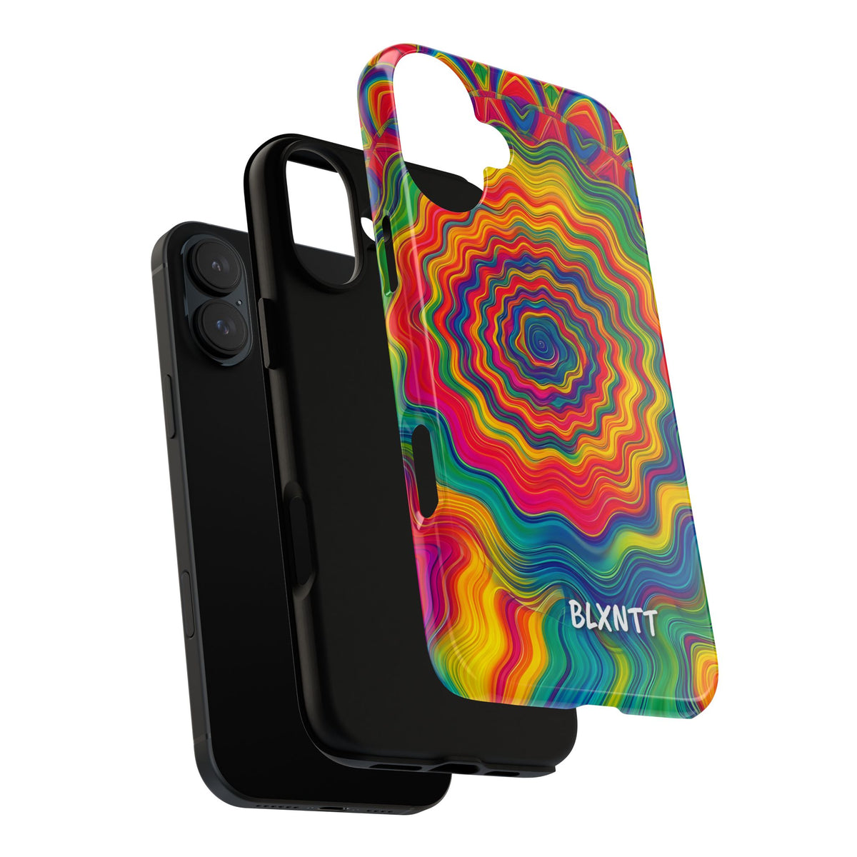 Hypnotic Rainbow Ripple Phone Case