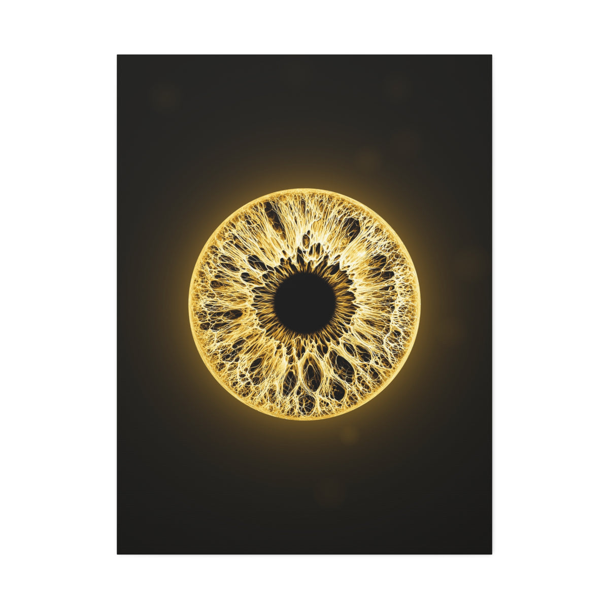 BLXNTT Iris – Lace Web Molten Gold Glossy Canvas