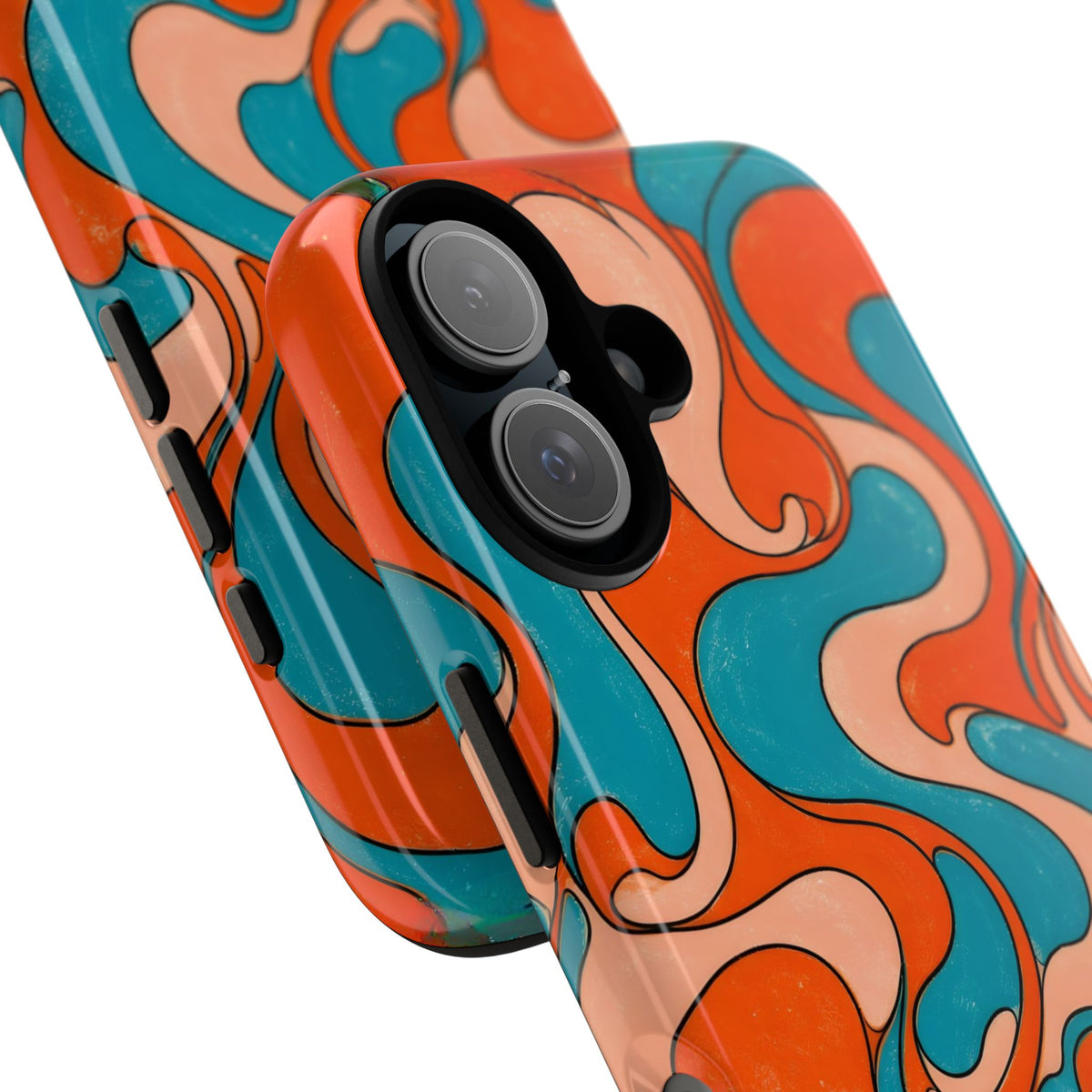 Fillmore Flow - Blood Orange & Teal Phone Case