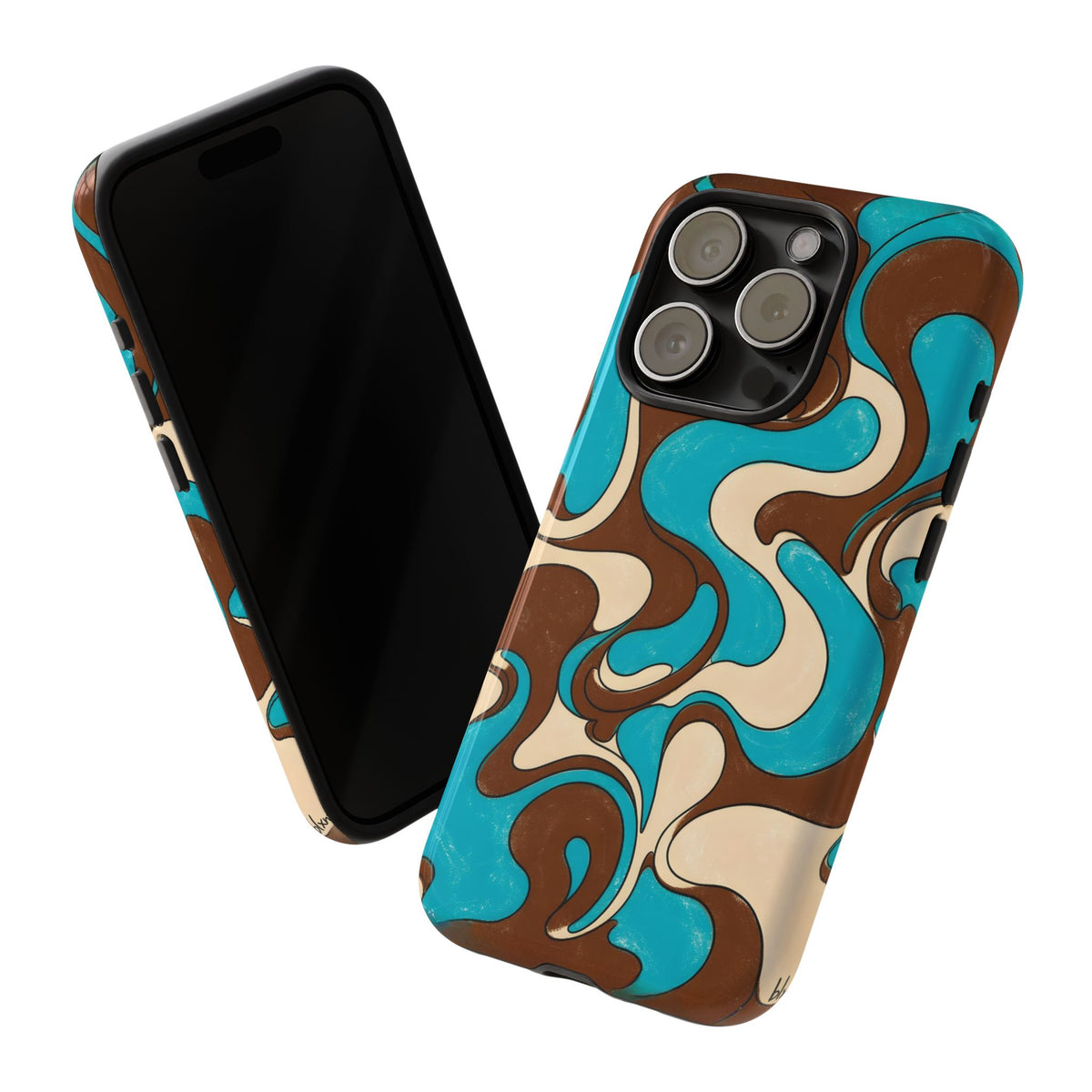 Fillmore Flow - Turquoise & Chocolate Phone Case