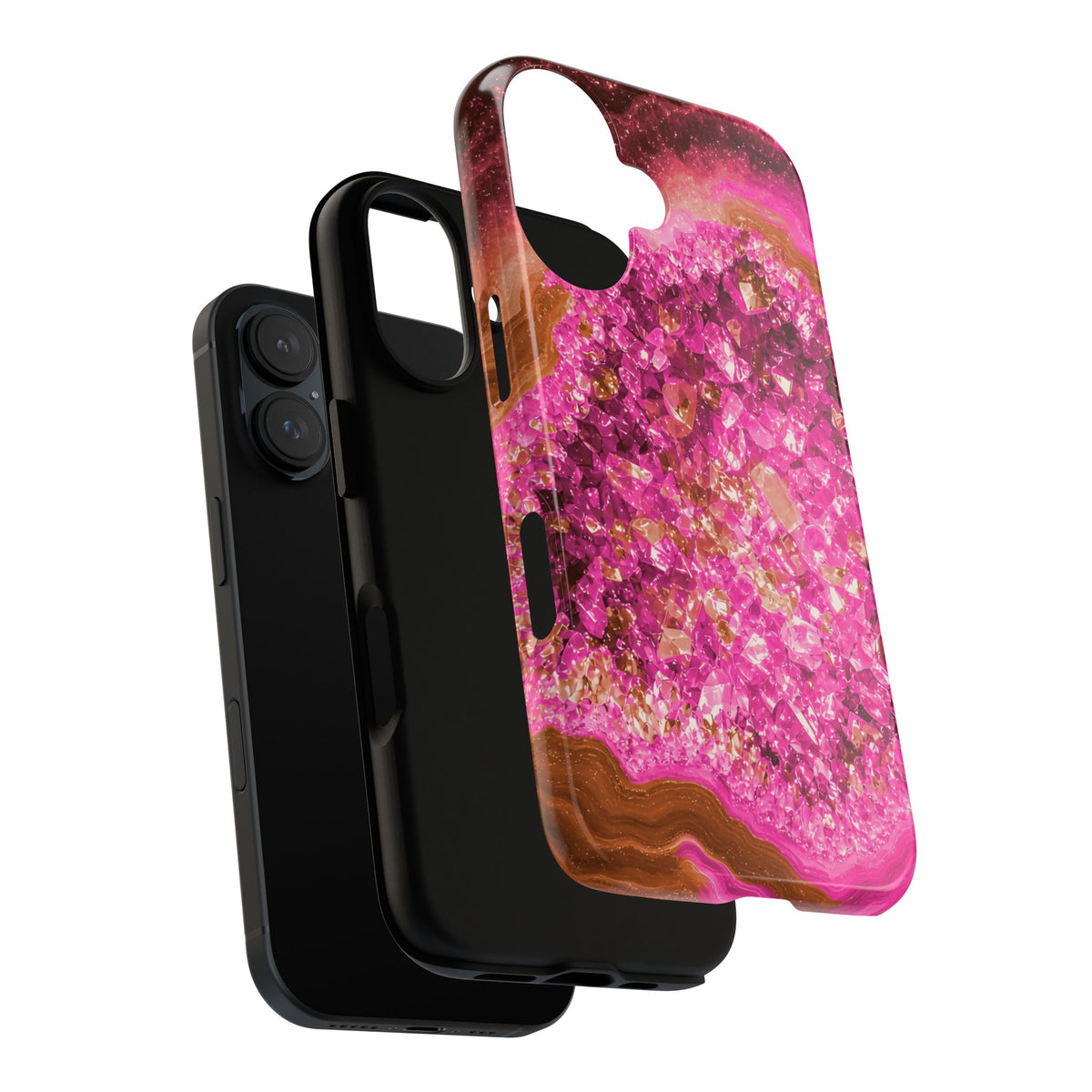 Geode Core - Terracotta Neon Phone Case
