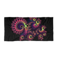 Copper Infinity - Blacklight Beach Towel
