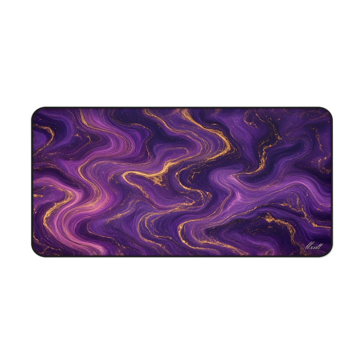 Royal Purple Marble Desk Mat