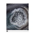 Geode Core - Silver Smoke Wrapping Paper