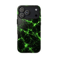 Neon Mycelium - Toxic Lime Phone Case