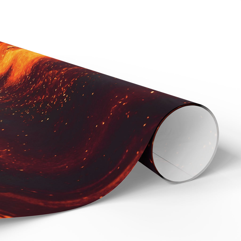 Geode Core - Molten Lava Wrapping Paper