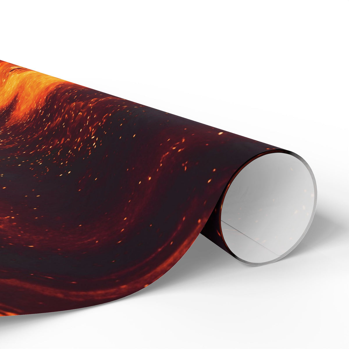 Geode Core - Molten Lava Wrapping Paper